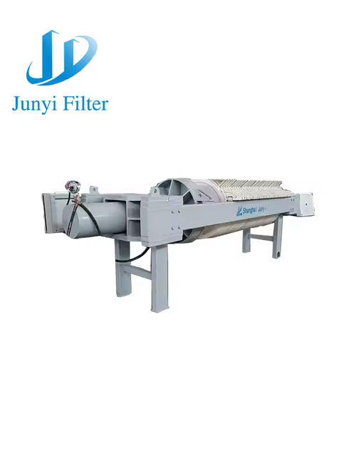 Simple operation automatic round plate filter press for tailings treatment