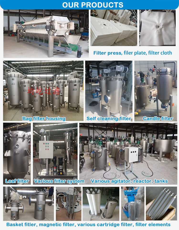 Hydraulic Chamber Filter Press for Dyeing Waste Water Treatment
